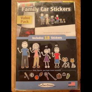 NWT Color Family Auto Stickers